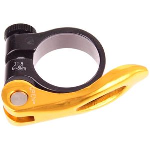 Ergotec - SCQ-100 - Zadelpenklem - Zwart/Goud - Aluminium