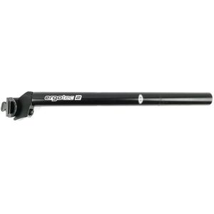 Ergotec Zadelpen Vast Patent 28,8 X 350 Mm Aluminium Zwart