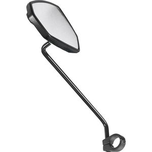 ErgoTec M-77 L achteruitkijkspiegel, zwart, eenheidsmaat
