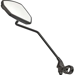 Ergotec Spiegel M-77lv Links 11,1 X 5,2 Cm Staal/glas Zwart