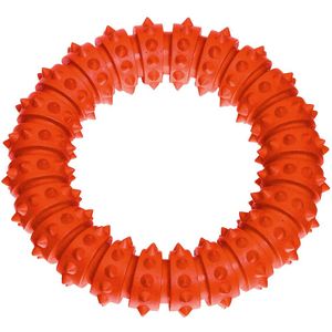 Karlie Ruffus massief rubber Aqua ring ø: 15 cm oranje