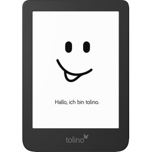 tolino shine 4 (6"", 16 GB, Zwart, Blauw), eReader, Blauw, Zwart