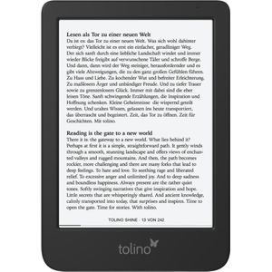 Tolino - Shine - eReader - Zwart - 16 GB