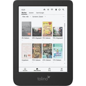 Tolino - Shine Color - eReader - Zwart - 16 GB