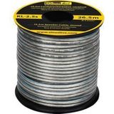Sinuslive KL-2,5S Luidsprekerkabel 1 x 2.50 mm² Zilver 15.5 m