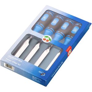 KIRSCHEN - Steekbeitels - 4-Delig - Korte - Lichte - 2-Componentenboekje