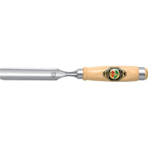 Kirschen Holbeitel | snedeb. 6mm + 2 stalen klemgereedsch. | heft van wit beukenhout Ulm vorm | 1 stuk - 1431006 1431006