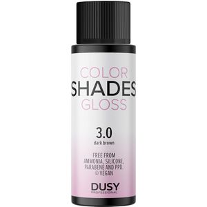 Dusy Professional - Color Shades Gloss 3.0 - Haarkleuring - Donkerbruin - 60 ml