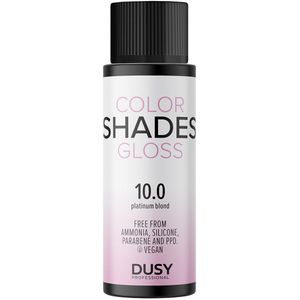 Dusy Professional - Color Shades Gloss 10.0 - Platina Blond - 60 ml - Demi-permanente Haarkleuring