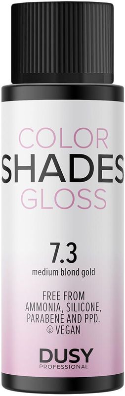 Dusy Professional - Color Shades Gloss 7.3 - Haarkleuring - Medium Blond Goud - 60 ml