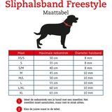 Hunter halsband voor hond freestyle met stop bruin 60 cmx10 mm