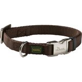 HUNTER Halsband Vario Basic Alu-Strong, braun - Größe XL: 45 - 65 cm Halsumfang, 25 mm breit