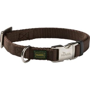 HUNTER Halsband Vario Basic Alu-Strong, braun - Größe XL: 45 - 65 cm Halsumfang, 25 mm breit