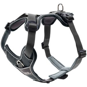 Hunter Harnas Divo Grijs&Grijs - Hondentuig - 72-100 cm