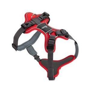 Hunter Harnas Divo Rood&Grijs - Hondentuig - 72-100 cm