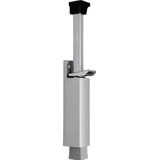 DENI Türfeststeller 3837 0060 22 Zinkdruckg.silber lack.Hubh.90mm Türmontage - 3836 0090 22