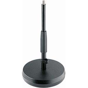 Konig & Meyer 23105-300-55 tafelmicrofoonstatief met 3/8 inch schroefdraad 347 mm zwart