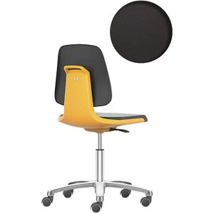 bimos Arbeitsdrehstuhl Labsit orange, schwarz Kunstleder