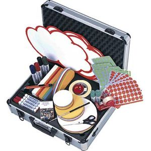 Franken Moderations-Koffer Profi Grundausstattung Aluminiumkoffer