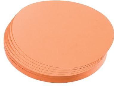 Franken Moderations-Karte Kreis 14cm Orange 500 Stück