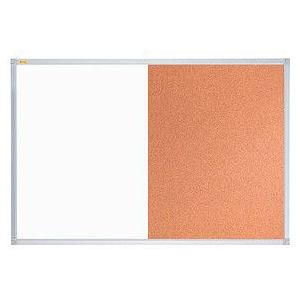 Kombitafeln X-tra!Line Whiteboard Kork 90x60cm braun