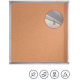 Schaukasten ECO f&#252;r 15x A4 Fl&#252;gelt&#252;ren 117,5x99x4,5cm Kork braun