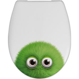 Cedo - Monster - Toiletzitting - Wit - Duroplast - Softclose