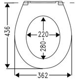 Cedo - Ponderosa Pine - Toiletzitting - Houtlook - Duroplast