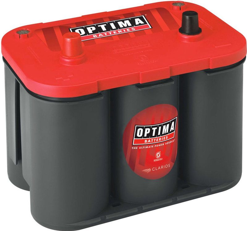 Optima - Redtop RT C 4.2 - Deep Cycle AGM Accu - Rood - 12V, 50Ah, 815A