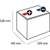 Optima accu met gele bovenkant 12 V 75 Ah YT S-5.5