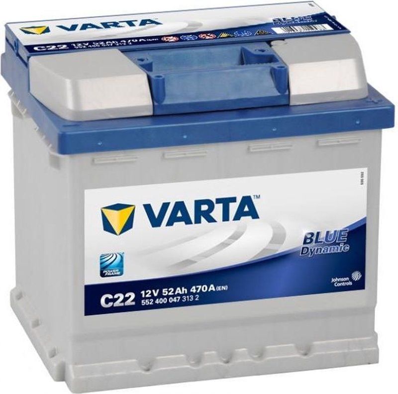 Varta - Blue Dynamic - Accu - 52 Ah - Voor Auto's met Standaarduitrusting
