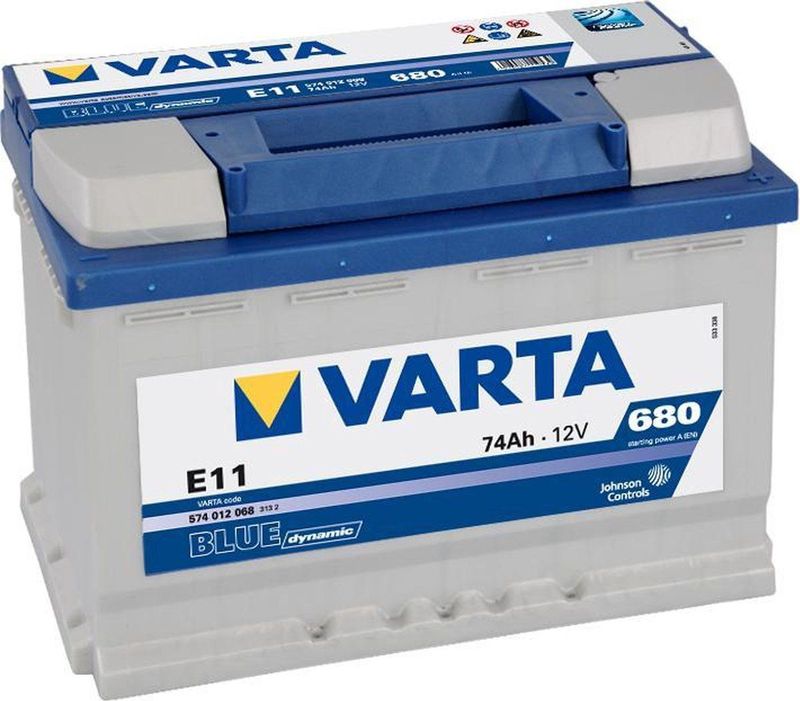 Varta - Blue Dynamic E11 - Auto-accu - 74 Ah - Hoge Prestaties - Betrouwbaar Startvermogen