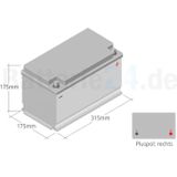 SILVER dynamic - Loodaccu - 12 Volt - 85 Ah - Kofferruimte