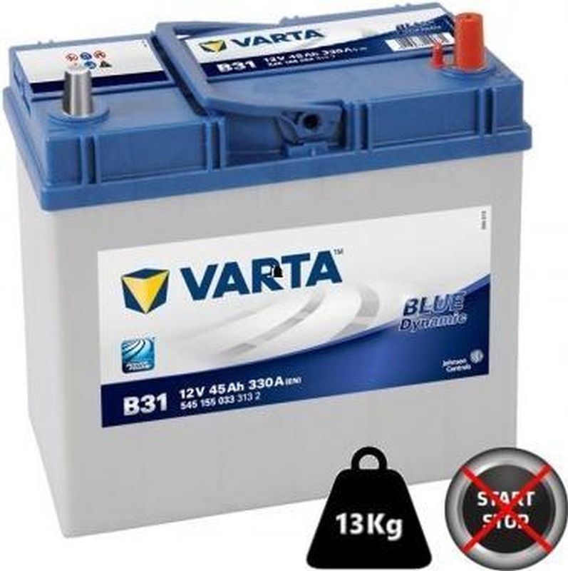 Varta - Blue Dynamic B31 - Auto Accu - 45 Ah - Hoog Startvermogen
