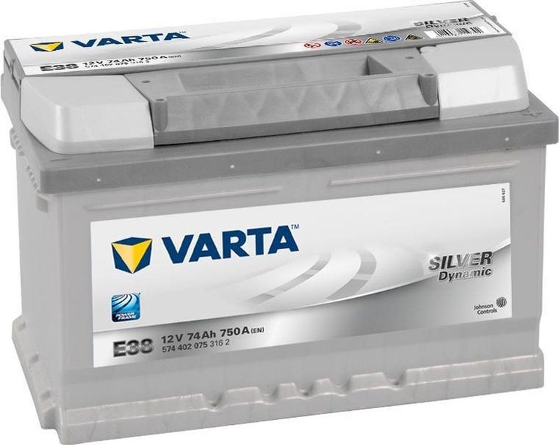Varta batterij Zilver Dynamic E38 74 Ah