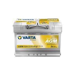 Varta - LA70 - AGM Accu - 70Ah - Geschikt voor Motorstart en Energiebehoefte