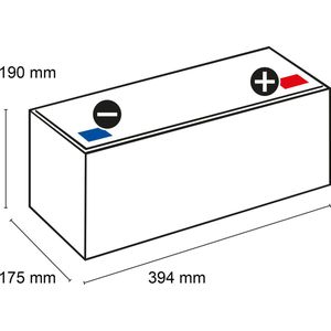 Varta - Dynamic AGM A4 - Auto-accu - 12V - 105Ah