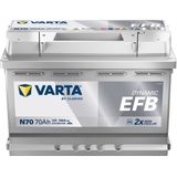 Varta - Blue Dynamic EFB - Accu - 70 Ah - Voor Start-Stop-Systemen