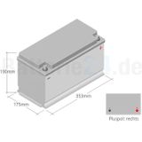 Auto-accu - AGM-accu - 12 Volt - 95 Ah - Koudstartstroom 850 A