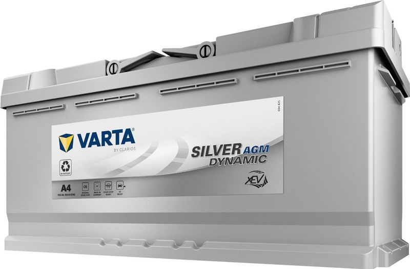 Varta A4 (H15) Silver Dynamic AGM XEV Ready 12V 105Ah 950A Auto accu