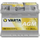 Varta - Dynamic AGM A8 - Start-Stop Accu - 12V - 60Ah - 680A