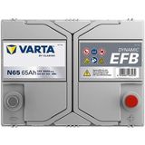 Varta - Dynamic EFB N65 - Start-stop Accu - 12V - 65Ah - 650A