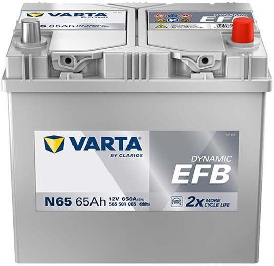 Varta - Dynamic EFB N65 - Start-stop Accu - 12V - 65Ah - 650A