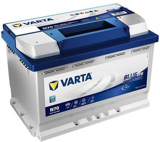 Varta - Dynamic EFB N70 - Start-stop Accu - 12V - 70Ah - 760A