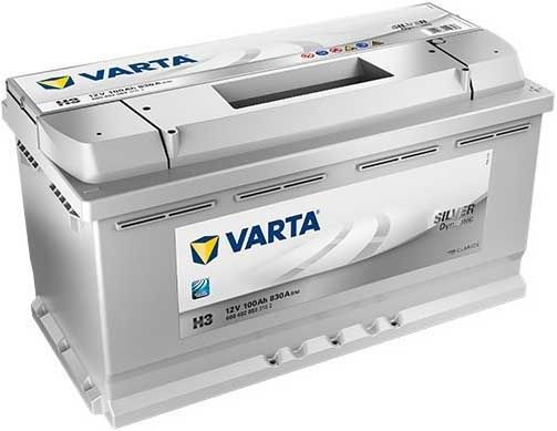 Varta - Dynamic SLI H3 - Startaccu - 12V - 100Ah - 830A
