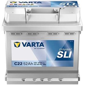 Varta - Dynamic SLI C22 - Accu - 12V - 52Ah - 470A