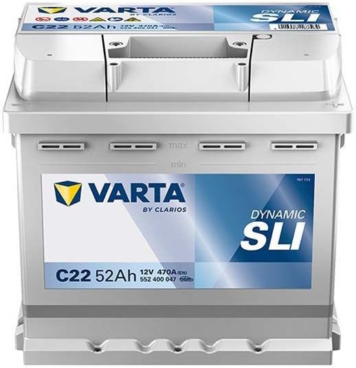 Varta - Dynamic SLI C22 - Accu - 12V - 52Ah - 470A