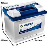 Varta - Dynamic SLI D24 - Accu - 12V - 60Ah - 540A