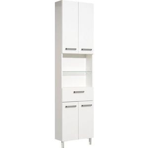 Bad-Hochschrank  Waidhofen ¦ weiß ¦ Maße (cm): B: 50 H: 195,5 T: 20.0 Badezimmer > Badschränke > Bad-Hochschränke - Sconto