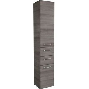 Saphir Hoge kast Quickset Breedte 35 cm, hoogte 185,5 cm, glasplateaus, deurdemper